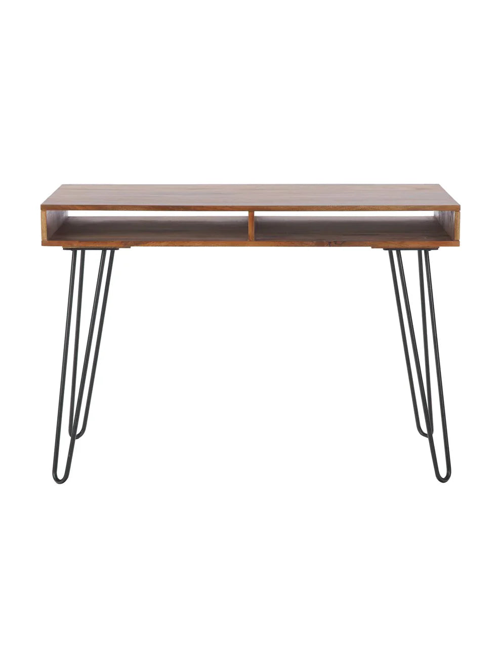 Bureau Console Design en Bois & Métal