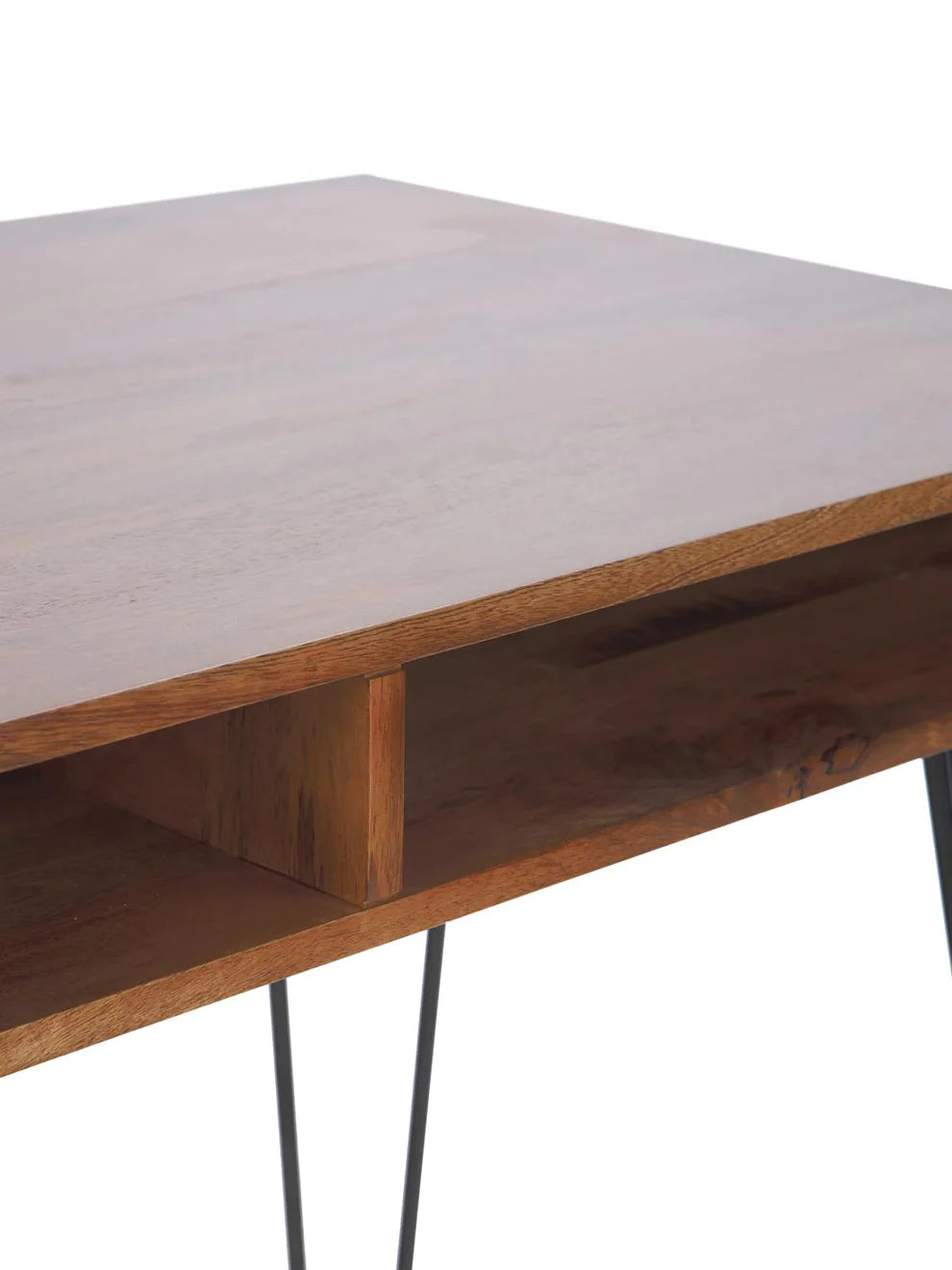 Bureau Console Design en Bois & Métal