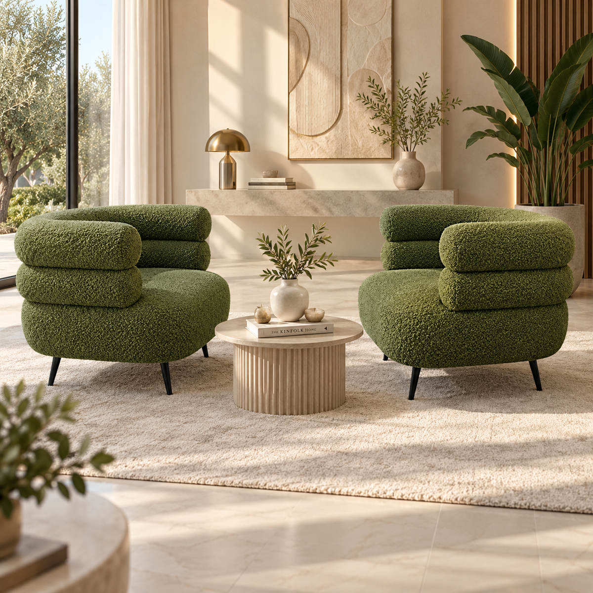 Fauteuil Serena Bouclette