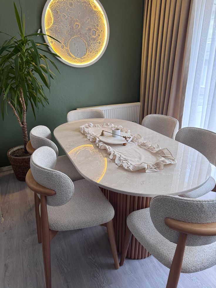 Pack PRESTIGE – Table à Manger Ovale + 6 Chaises