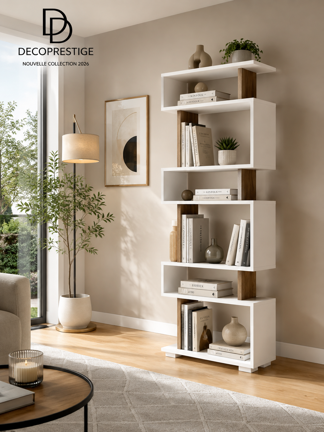 Bibliothèque IDAR – Blanc & Bois