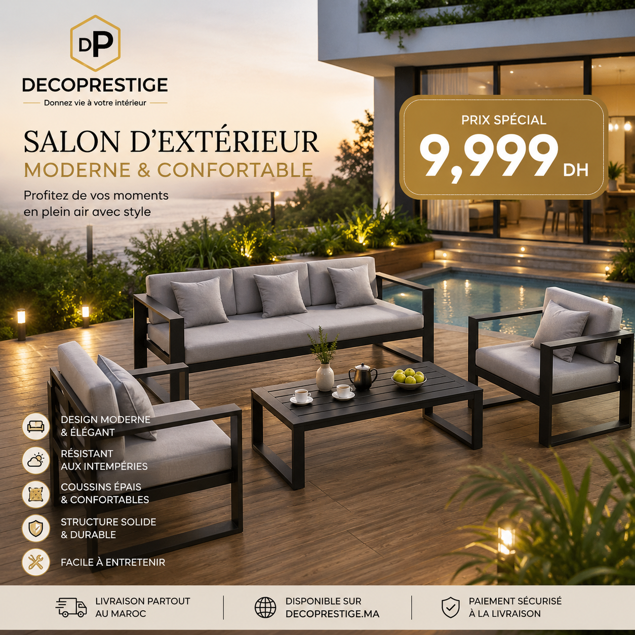 Salon jardin
