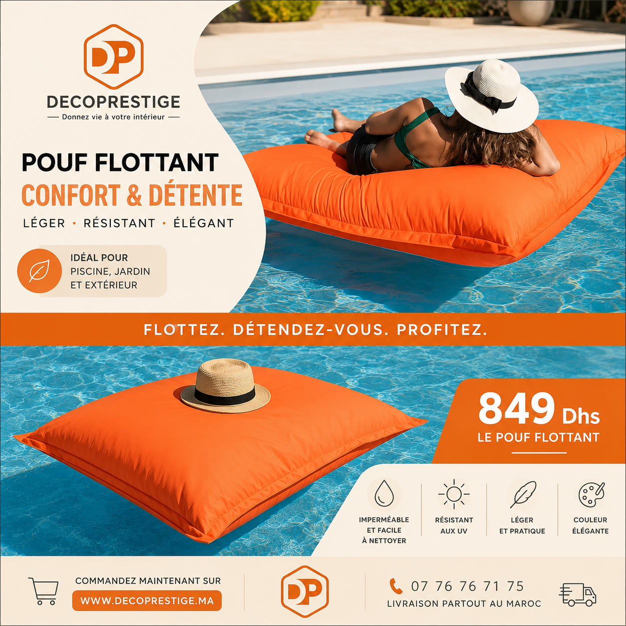 Swim Pouf