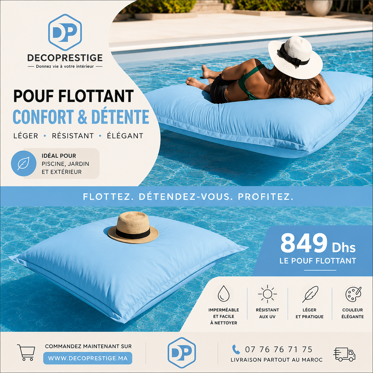 Swim Pouf
