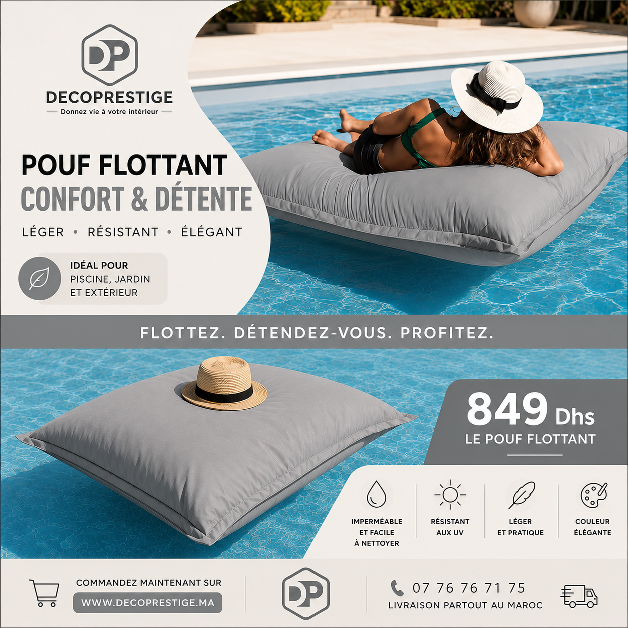 Swim Pouf