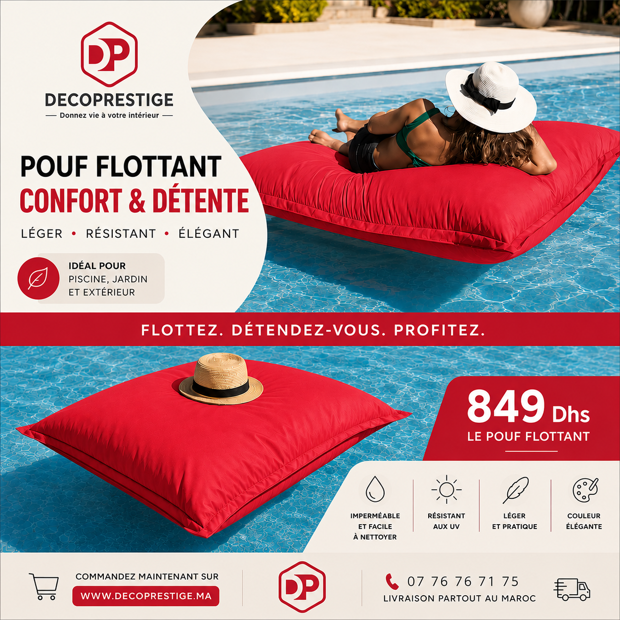 Swim Pouf