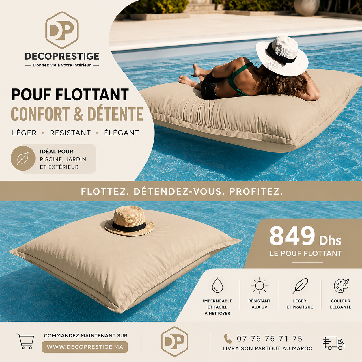 Swim Pouf