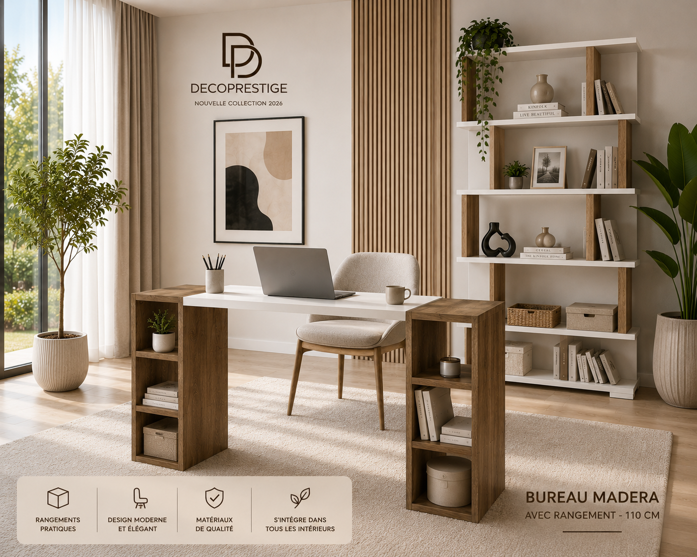 Bureau Madera avec Rangements