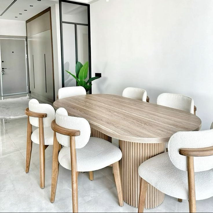 Pack PRESTIGE – Table à Manger Ovale + 6 Chaises